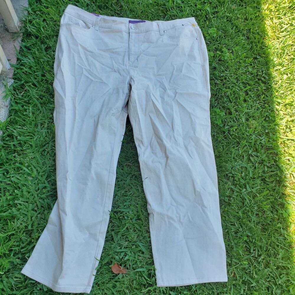 Gloria Vanderbilt Amanda Heritage Fit Pants Size 22W Short